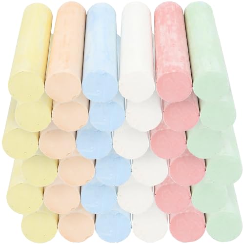 Rhode Island Novelty 36pc Jumbo Giz em Balde – Cores Sortidas, Não Tóxicos