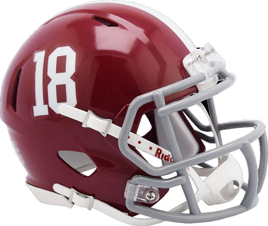 Riddell Mini Capacete NCAA Alabama Crimson Tide Speed - Réplica Oficial