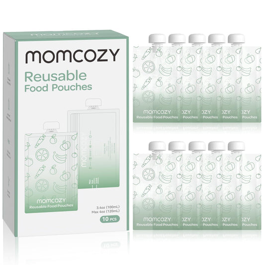 Momcozy Squeeze Pouches Reutilizáveis 10 Peças 3.4-4oz Sem BPA