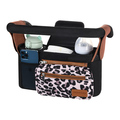 Momcozy Organizador de Carrinho com Suporte para Copo Isolado e Bolsa