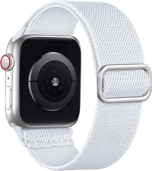 Lerobo Pulseira Trançada Compatível com Apple Watch 38mm a 49mm (Branco)