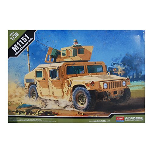 Academy 1/35 M1151 Enhanced Armament Carrier Kit com Figuras e Detalhes