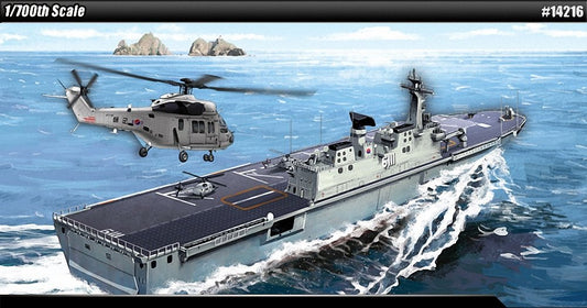 Academy ACA14216 Modelo 1/700 ROK Navy Dokdo - Kit de Construção Detalhado