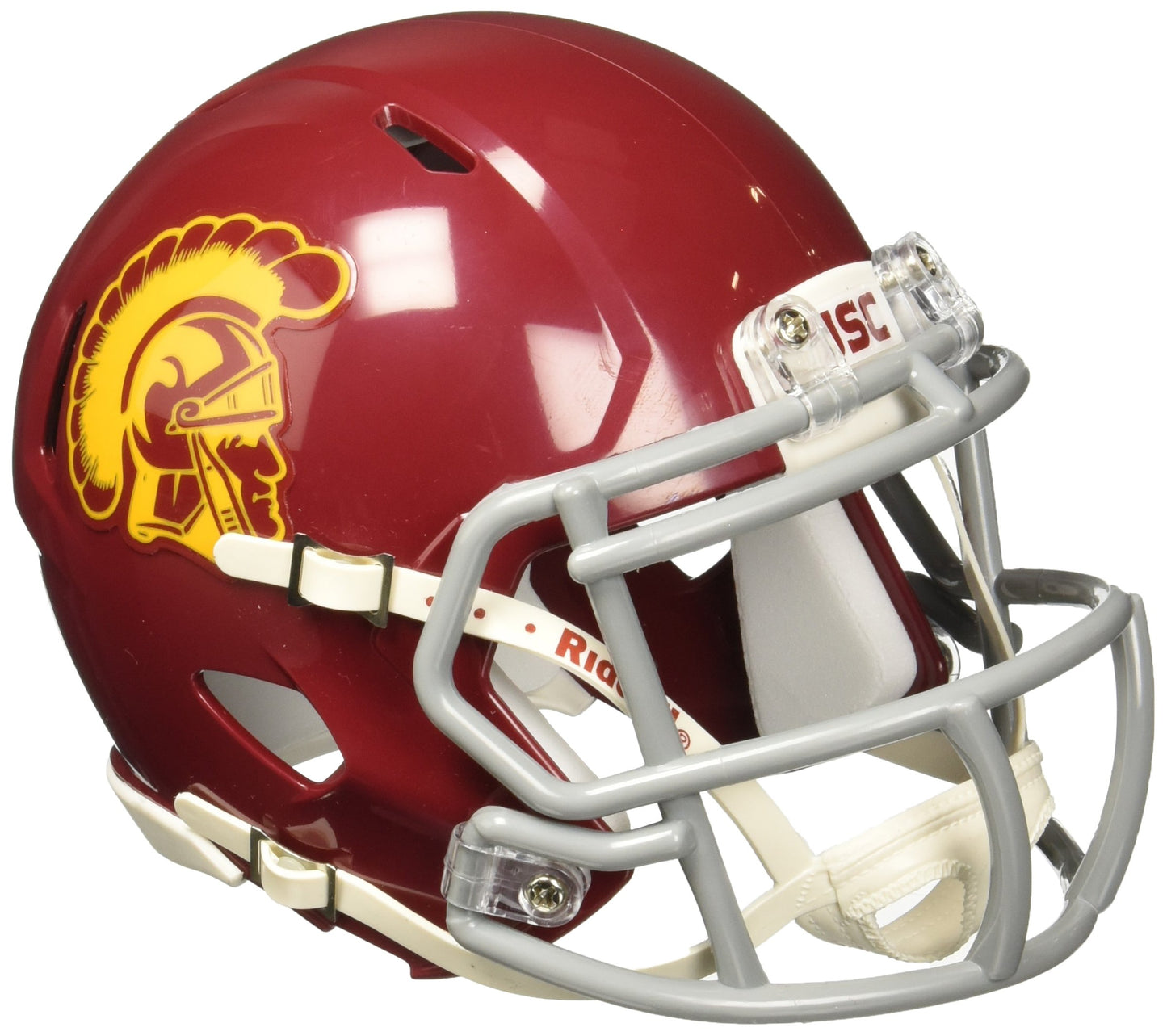 Riddell Mini Capacete NCAA USC Trojans Speed - Réplica Oficial