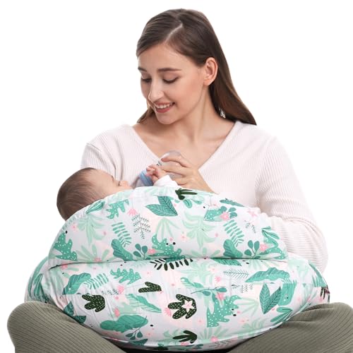 Momcozy Almofada Amamentação Plus Size Suporte Ajustável Verde